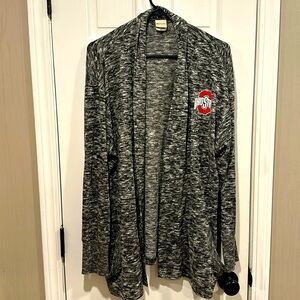 UGA Apparel Women's Open Front Ohio State Buckeyes Cardigan Size 2X
